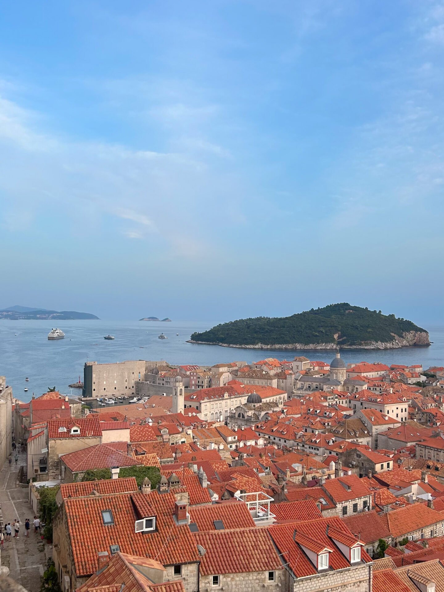 Vistas desde las murallas de Dubrovnik